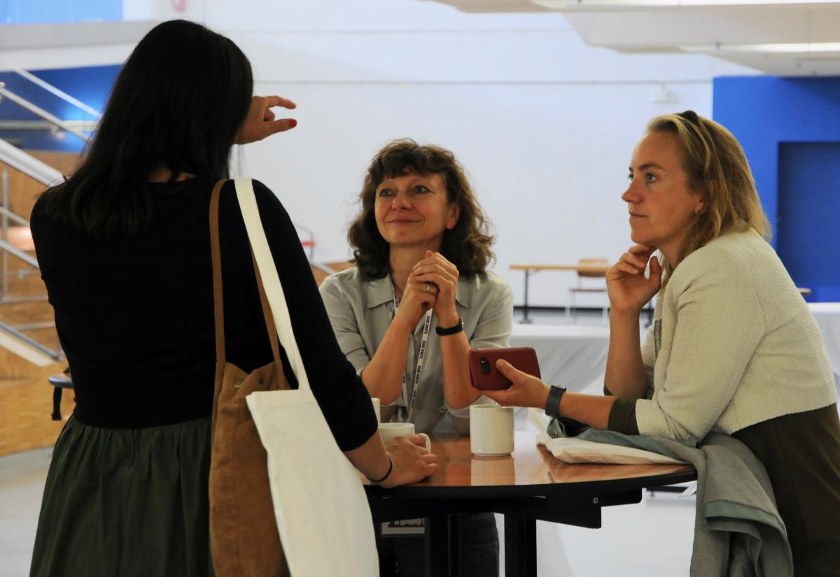 Meeting at the welcome coffee